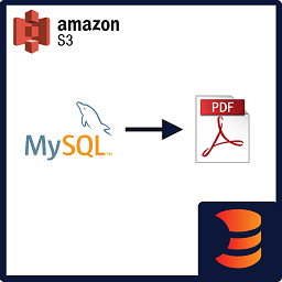 MySQL to PDF Creator - S3 logo