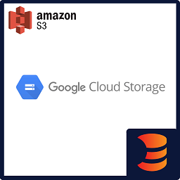 Google Cloud Storage to S3 logo
